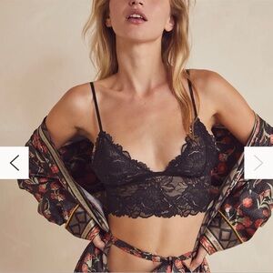 Free People Everyday Lace Long Line Bralette 2 Pack Size Small S NWT